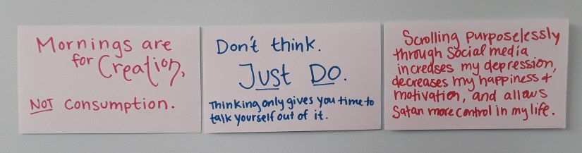 Don't think; just do