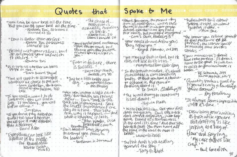 Motivational Quotes page